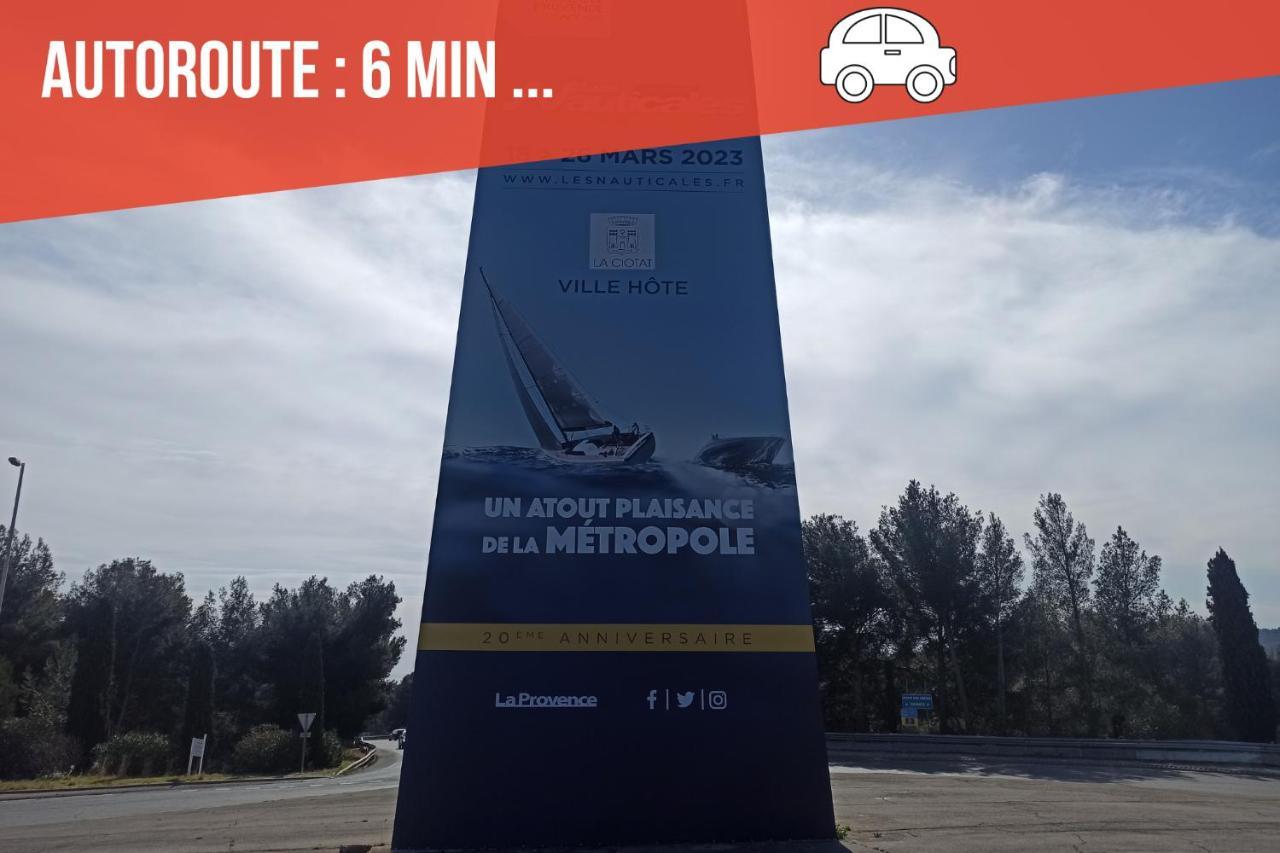 Ete Indien - Plage - Wifi - Host Provence Apartment La Ciotat Ngoại thất bức ảnh